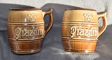 2 Bierkrüge Prazdroj  Pilsener Urquell Deco Deko sehr schönes Design