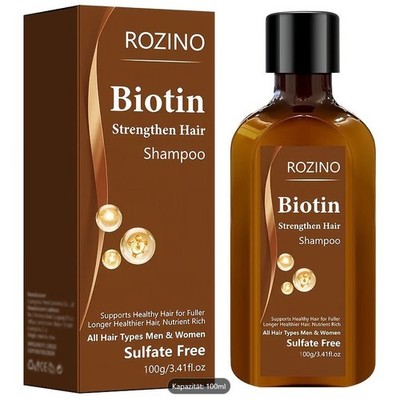 TOP Biotin-Shampoo bekämpft Fett vertreibt Schuppen Spliss beseitigt Haarbruch