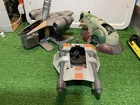 Star Wars Vehicle Lot (3) – Razor Crest, Slave I, Snowspeeder Hasbro 3.75 Scale