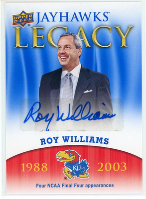 #ad 2013 Upper Deck Roy Williams Kansas Jayhawks Legacy Card Signed Sticker Auto $59.99