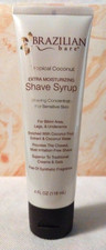 Brazilian Bare Tropical Coconut Moisturizing Shave Syrup Sensitive Skin 4 fl oz