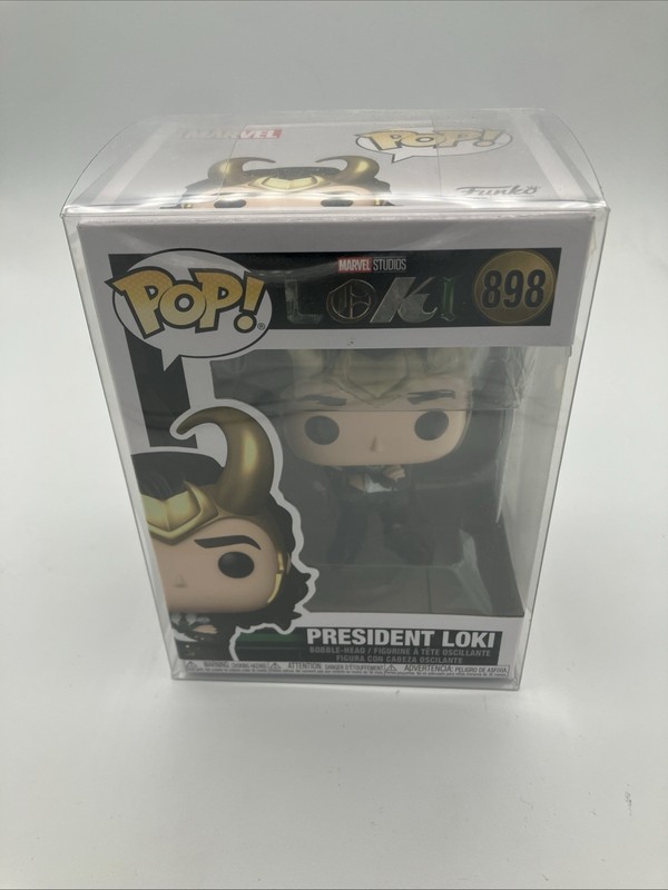 Funko Pop! Vinyl: Marvel Studios - President Loki #898 - NEW IN POP Protector