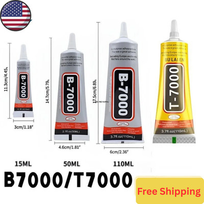 15/50/110ml T7000 Glue Needle Phone Point Drill Cell Phone Screen Repair Glue