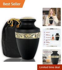 Cremation Urns for Human Ashes, Decorative Burial Urn for Adult Men and Women...