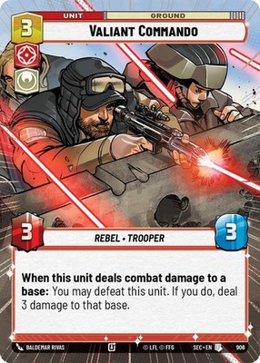 Valiant Commando (Hyperspace Foil) [SEC - 906]
