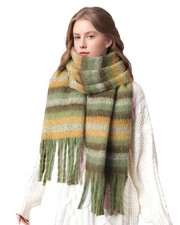 Oversized Winter Scarf Warm Thick Chunky Blanket Soft Cashmere Feel Shawl Wrap