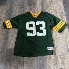 Vintage 90's Logo Athletic Green Bay Packers #93 Gilbert Brown Jersey Sz L