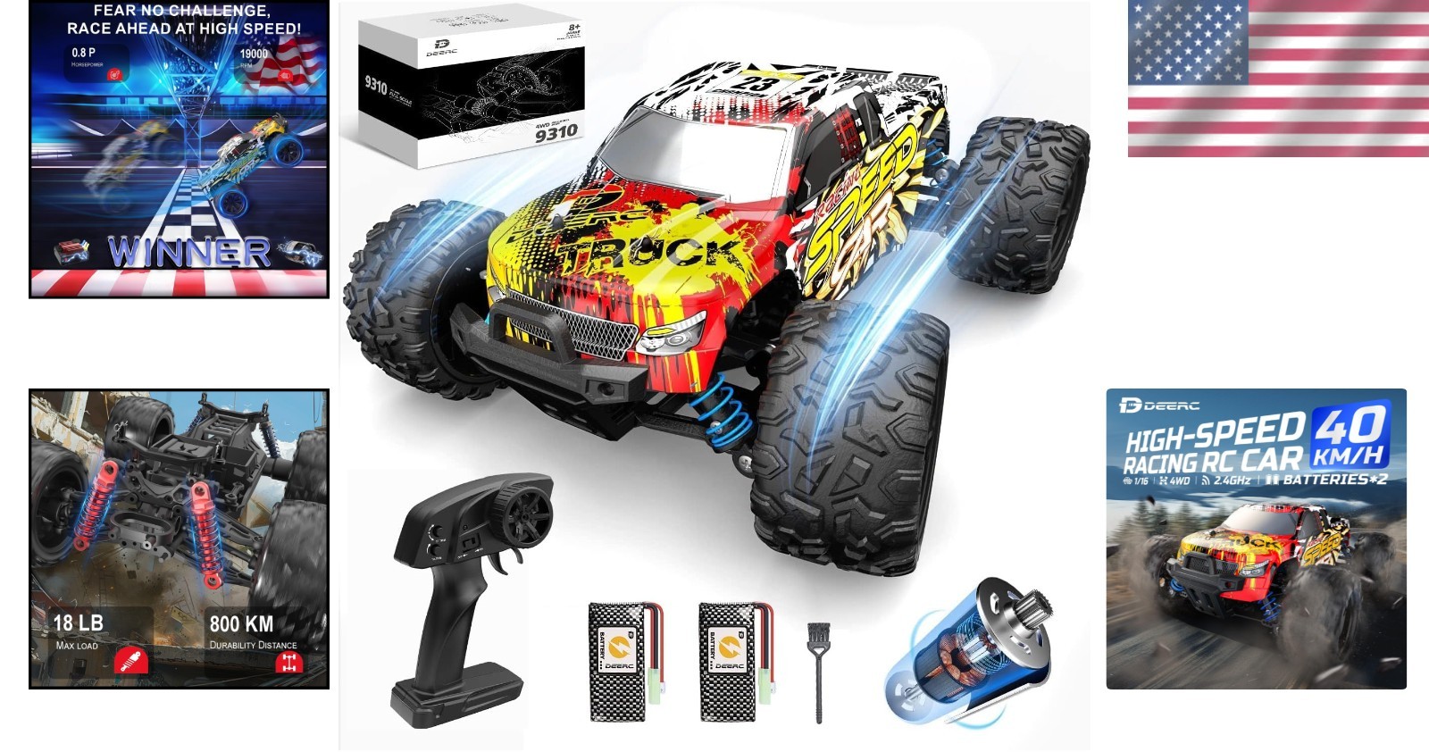 High-Speed RC Car for Beginners & Advanced Racers