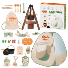 Kids Camping Set   an Indoor/Outdoor Pretend Play Adventure kit Featuring a T...