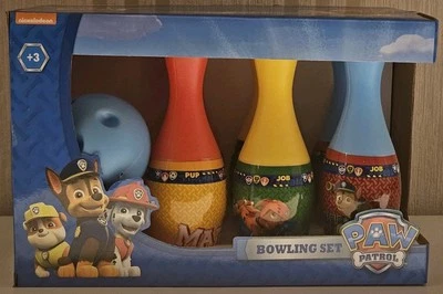 SPIN MASTER Nickelodeon® Paw Patrol™ Bowling Set 6 Pins & 2 Bälle Indoor & Outdoor Fun Game