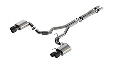 Borla S-Type 3" CatBack Exhaust for 24-25 Mustang GT 5.0L Coupe w/o A.E.-Carbon