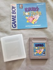 Gameboy Kirby Starstacker Cartridge And Instruction Manual