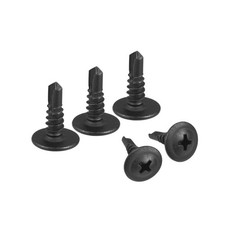 Phillips Head Self Tapping Screws 8 x 1/2" Carbon Steel Self Black 200pcs