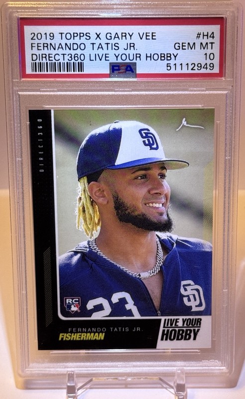 PSA 10 2019 Topps Fernando Tatis Jr. Gary Vee RC San Diego Padres Direct 360