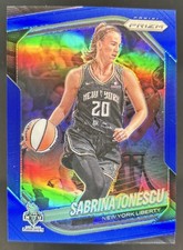 2025 Panini WNBA Prizm Sabrina Ionescu Blue #/199 Liberty