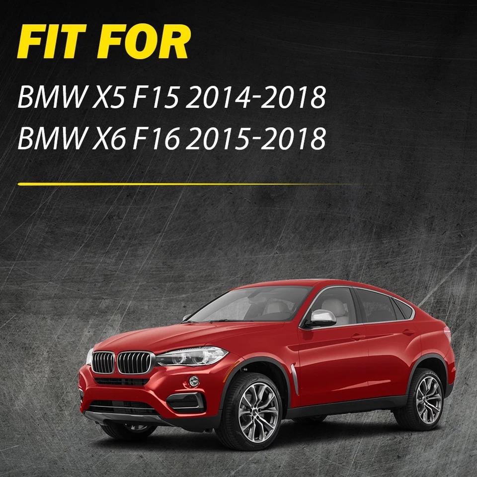 3-15X Inner Door Panel Handle Pull Trim Cover Set For 14-18 BMW X5 X6 F15 F16 - Image 3 of 4