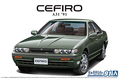 AOSHIMA 1/24 Nissan Cefiro A31 1991 Japanese Sedan Model Kit No.91 JAPAN Y862600