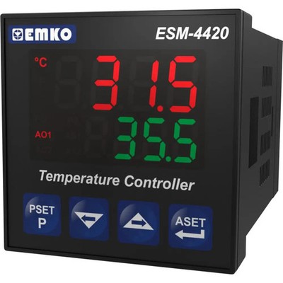 Emko ESM-4420 2-Punkt, P, PI, PD, PID Temperaturregler J, K, R, S, T, Pt100 -200