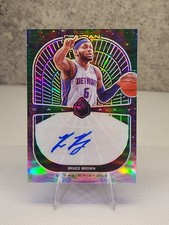 2019-20 Panini Obsidian Galaxy Auto /99 Bruce Brown #GA-BBR Auto Detroit Pistons