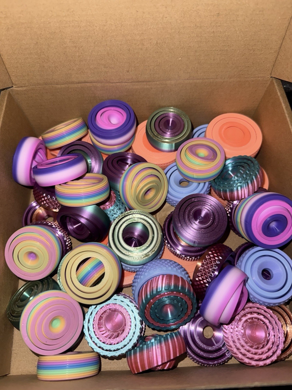 3D Printed 1.5&rdquo; Gyro Fidget Spinner - Choose Your Color
