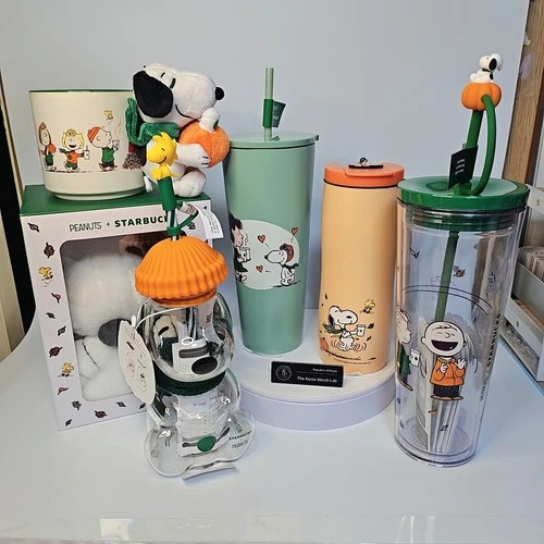 Starbucks Korea 2026 Peanuts Snoopy Stainless Steel Tumbler Coldcup Glass Mug MD