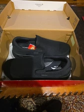 Skechers Mens Arch Fit 2.0  Vallo Slip On Walking Shoes Black Size:10 Extra Wide