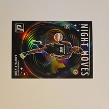 2025 WNBA Panini Donruss NIGHT MOVES #13 Case Hit - Saniya Rivers (RC)