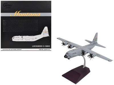 C-130H3 Hercules Montana ANG Great Falls Gemini 200 1/200 Diecast