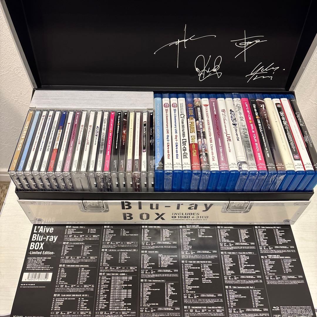 L'Arc～en～Ciel/L'Aive Blu-ray BOX-Limite… Kuniraku Blu-ray Disc L'Arc-en-Ciel / L'Aive Blu-ray BOX -Limited