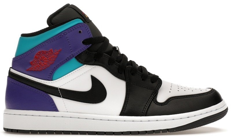 Size 10.5 - Air Jordan 1 Mid Aqua for sale online | eBay