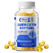 Quercetin 1000MG with Bromelain & Zinc - Natural Immune Support Supplement
