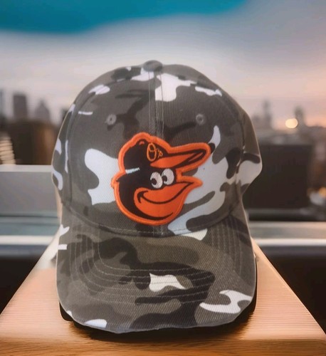 Baltimore Orioles MLB Gray Camo Cap / hat Adjustable fit Comfort quality .#1 - Picture 1 of 4