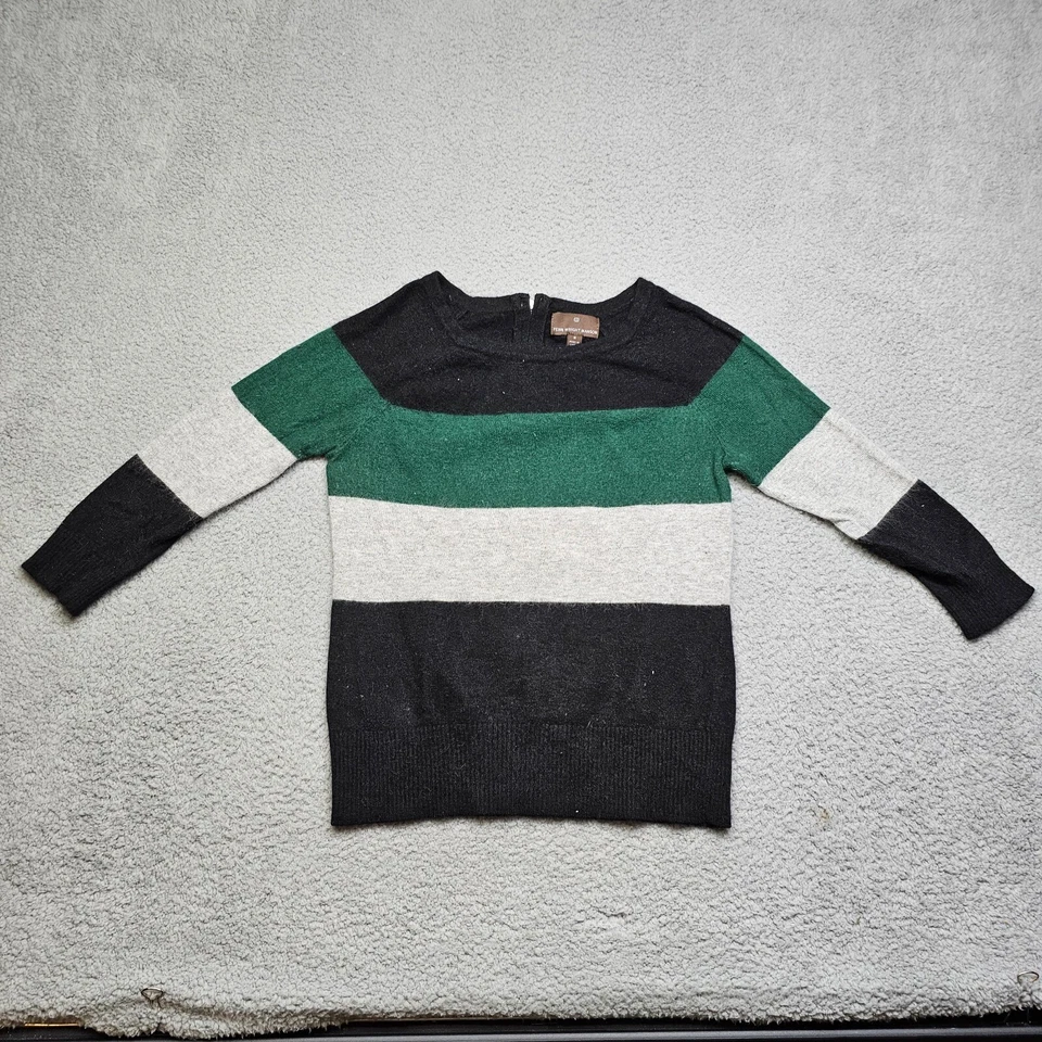 Suéter para mujer Fenn Wright Manson mediano mezcla de pelo de conejo a rayas Foto 2 de 4