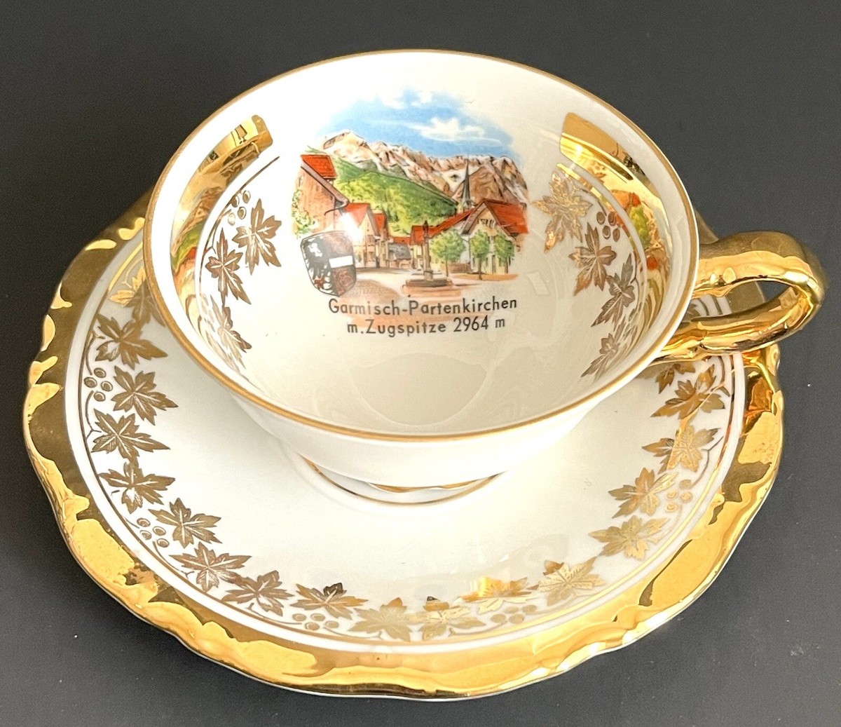 22K Handarbeit Bavaria Waldershof Germany Mini Cup and Saucer | eBay