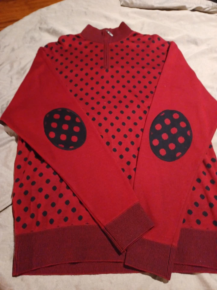 Suéter geométrico vintage Royal Prestige retro suave chenilla talla 3x Foto 2 de 4