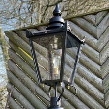 NEW 90cm Tall Black Victorian Lantern Replacement Lamp Post Top