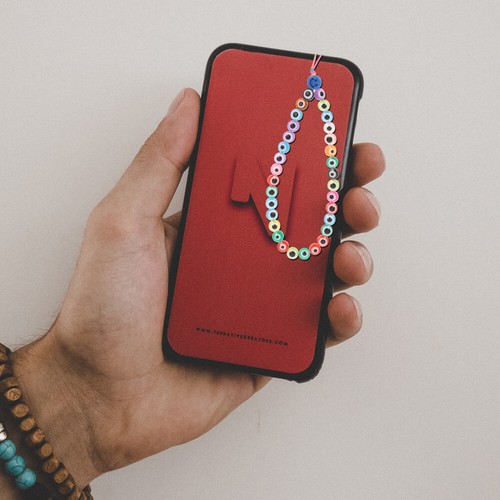 Zawieszka diabelskiego oka Telefon Smycz Nadgarstek Pasek na telefon komórkowy - Zdjęcie 12 z 12