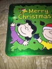 Snoopy Peanuts Christmas Whitman's Tin Peanuts Gang Green Charlie Brown Lucy — photo 4