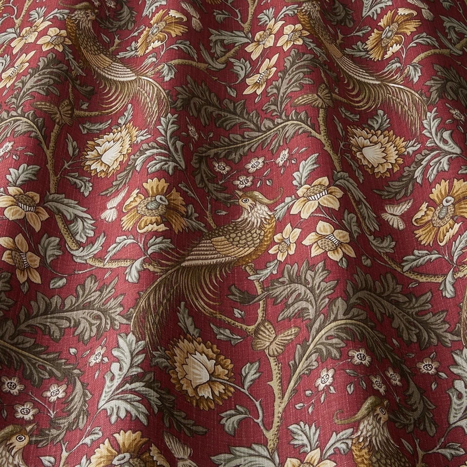 Iliv/smd Oakmere William Morris Style Floral Pattern Curtain Upholstery Fabric