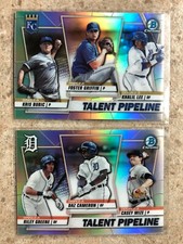 2020 Topps Bowman Baseball #TP-DET Talent Pipeline GREENE CAMERON MIZE Dodgers
