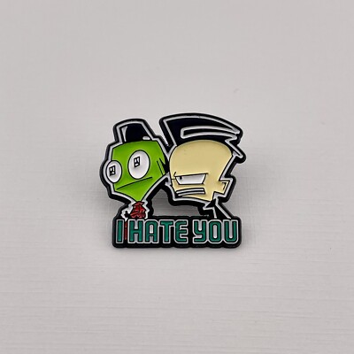 Invader Zim And Dib Enamel Pin Invader Zim 1 