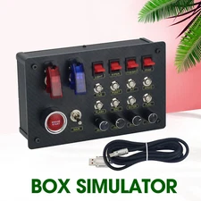 Horizontal ButtonBox SIM Racing Control Box Racing Simulator for Simagic Fanatec