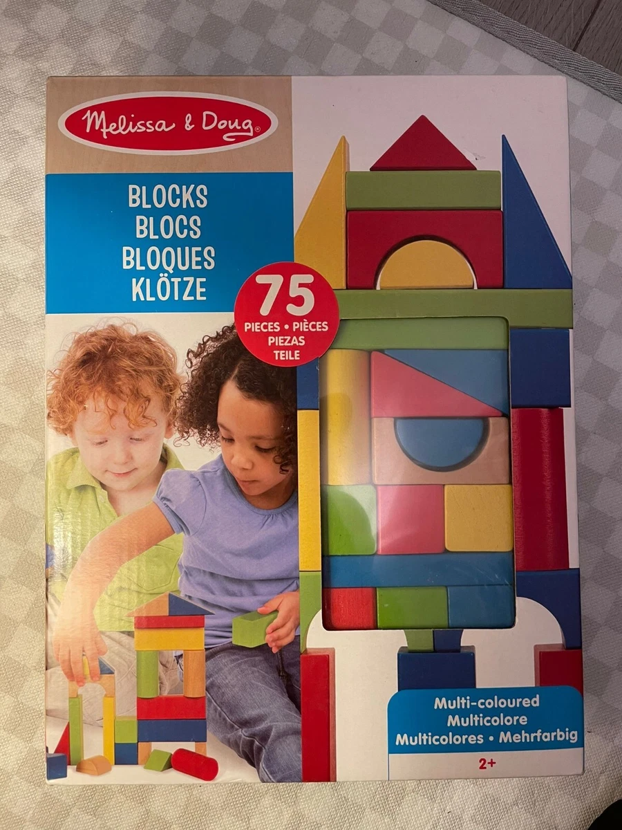 Melissa and doug outlet wooden blocks 75