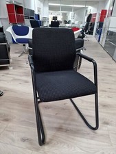 Martin Stoll - Freischwinger - Stoff - Schwarz Weiß gepunktet - A123