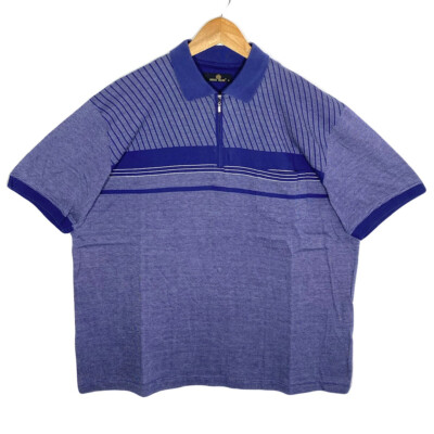 Polo 1/4 Zip Stretch Style Italian American Les Sopranos Vintage 90 s