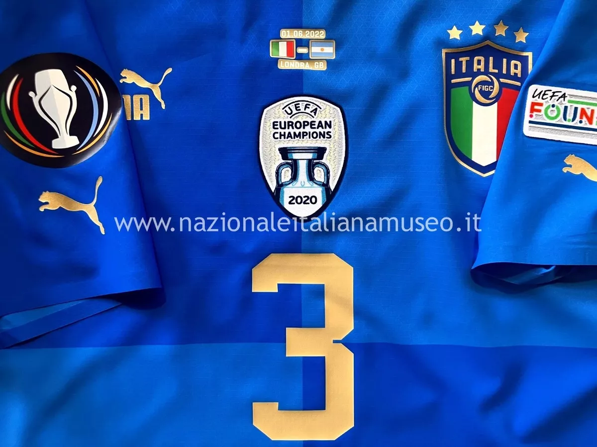 ITALIA maglia ITALY CHIELLINI FINALISSIMA JUVE match worn issued