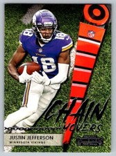 2021 Panini Contenders Football Justin Jefferson Chain Movers CM-JJE Vikings
