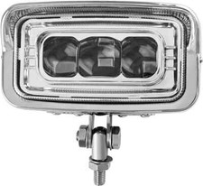 Motorcycle Square Led Headlight Rectabgle Headlamp With Visor For Harley Honda Motorcycle Square Led Headlight Rectabgle Headlamp With Visor For Harley Honda