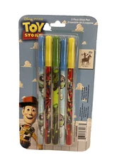 Disney Toy Story 5 pack Stick Pens Rex Woody Buzz 2009