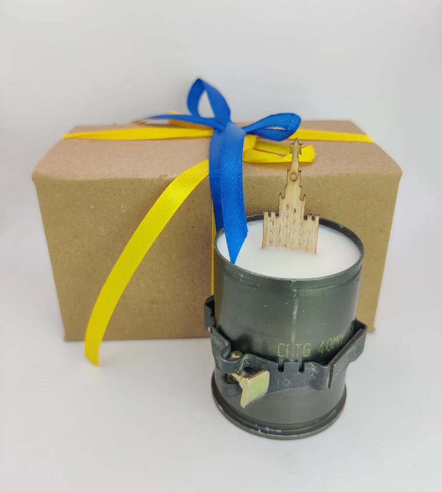 Vela Perfumada Mecha Kremlin Altamente Decorativa, Vela de Soja Artesanal Única Foto 3 de 4